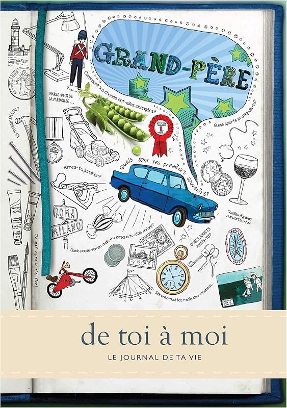 Livre relié cartonné intitulé Grand-Père