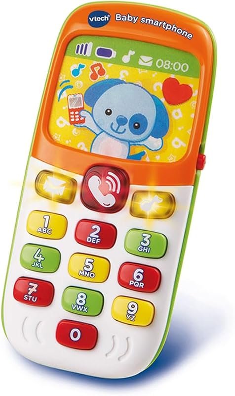 VTech - Baby Smartphone Bilingue Mixte, Téléphone Bébé, Jouet d'Éveil - Version FR