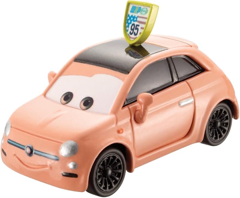 Disney World of Cars, Race Fans Die-Cast Vehicle, Cartney Carsper #1/9, 1:55 Scale