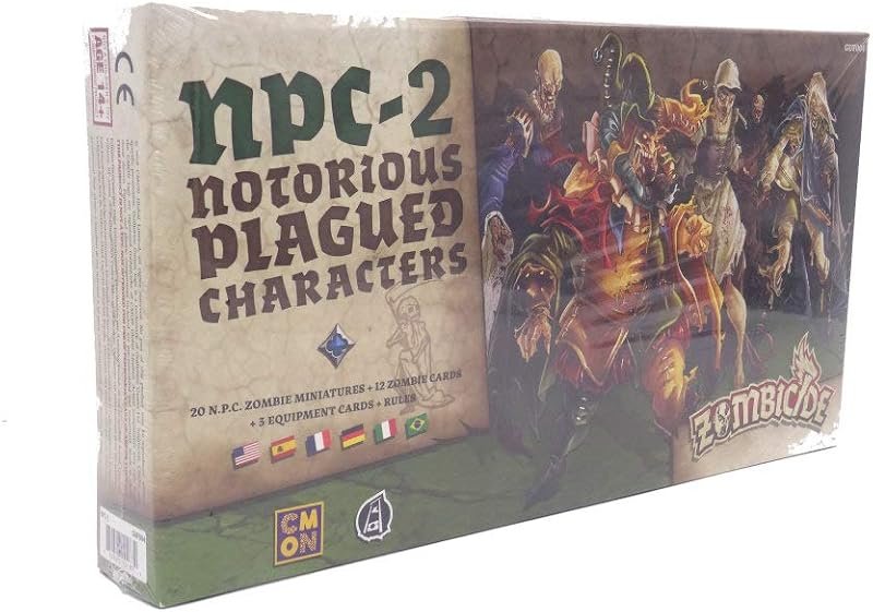 Asmodee - UBIZBP04 - Zombicide - Black Plague - N.P.C. 2