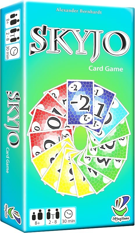 Magilano SKYJO, Jeu de Cartes Amusant pour Les Jeunes et Les Moins Jeunes, des soirées de Jeu Amusantes dans Le Cercle d'amis et de Famille.