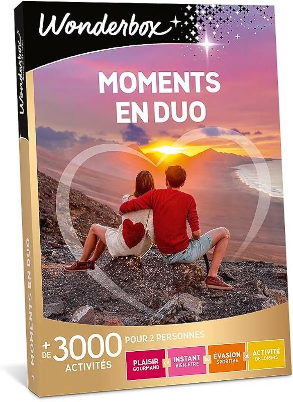 Coffret cadeau Wonderbox multi-activités en duo