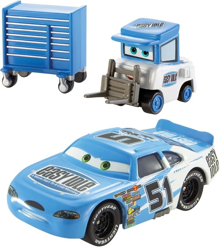 Pixar Mattel Y0506 – Disney Cars Rudy Easy Oaks et Idle Pitty