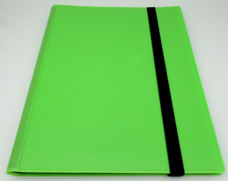 docsmagic.de Pro-Player 9-Pocket Album Light Green - 360 Card Binder - MTG - PKM - YGO - Classeur pour Jeu de Cartes Vert Clair