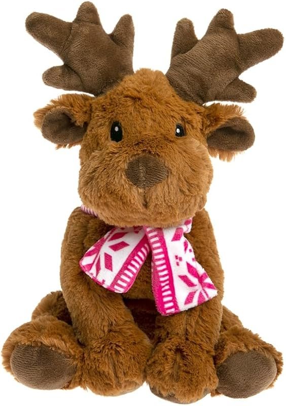 Peluche élan douce en forme de bouillotte
