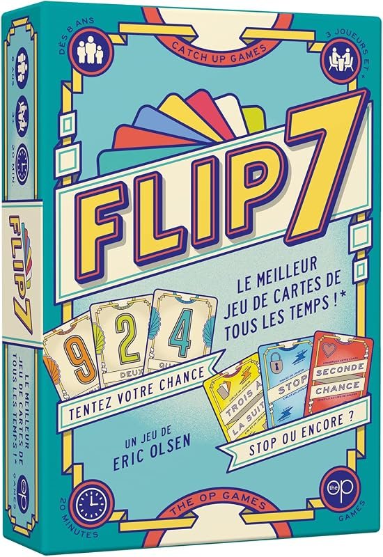 Boîte du jeu de cartes Flip 7