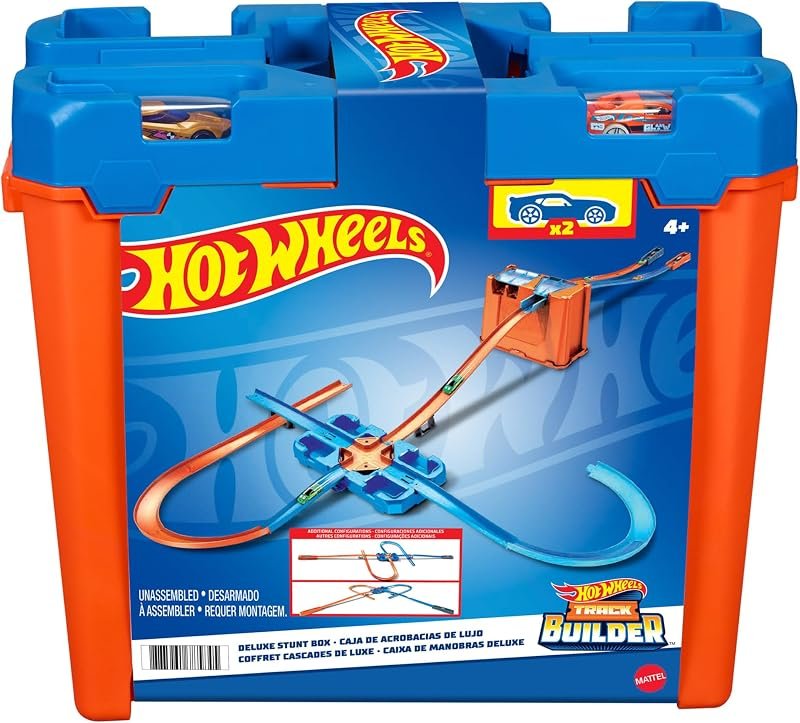 Hot Wheels Track Builder Boîte de Construction Deluxe