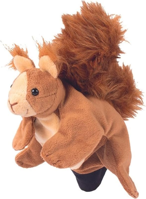 Beleduc Marionnette Écureuil - Marionnette à Main pour Enfant 3 ans et plus - Jeu Histoire de Peluches - Développe Communication