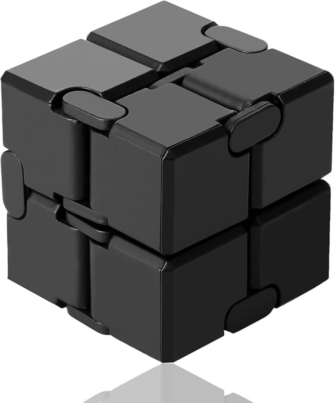 Funxim Fidget Infinity Cube Décompression Jouet Cube de l'infini, Stress de Jouet de Doigt de Fidget et soulagement d'inquiétude pour Le