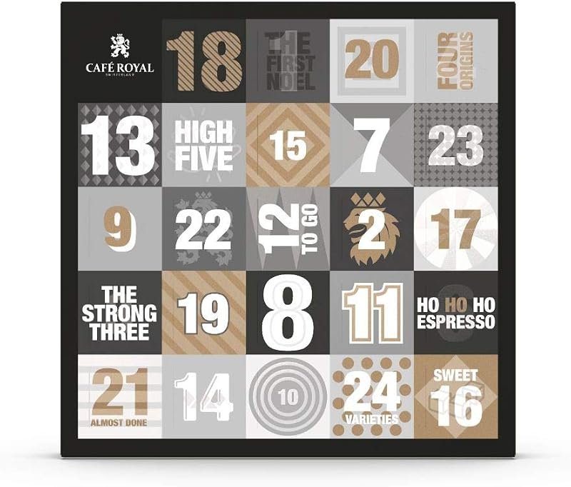 Coffret calendrier de l'Avent Café Royal avec capsules de café