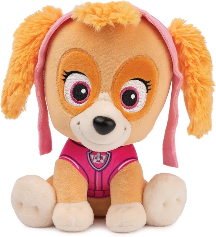 LA PAT’ PATROUILLE - PELUCHE GUND 25 CM STELLA - Peluche Stella Taille 25 cm - Lavable En Surface - Jouet Premier Age - 6058446 - Jouet
