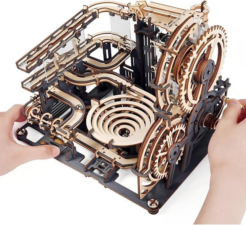 ROKR Night City, circuit à billes en bois