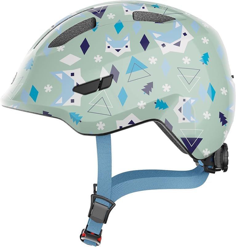 ABUS Casque pour Enfants Smiley 3.0 - Casque de vélo avec Coupe Basse, Designs adaptés aux Enfants & Place pour Une Tresse - pour Filles et