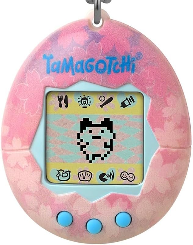 Bandai - Tamagotchi - Tamagotchi Original - Sakura - Animal électronique virtuel avec écran, 3 Boutons et Jeux - 42886