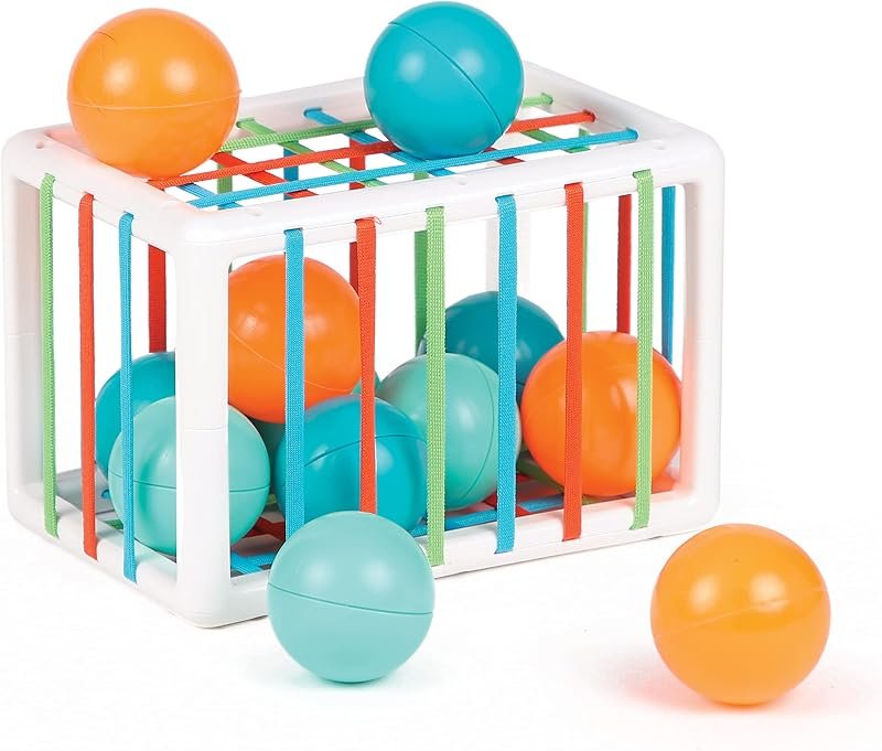 Ludi - Cube De Manipulation - Jouets D'Éveil Bébé - Dès 10 Mois - Développe La Réflexion, La Motricité Fine, Le Toucher & La Découverte - 1