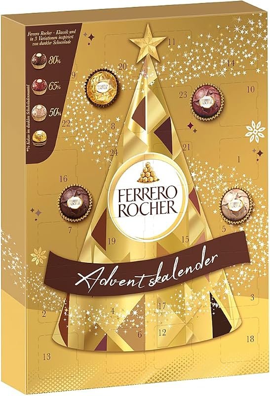 Calendrier de l'Avent Ferrero Rocher avec chocolats assortis