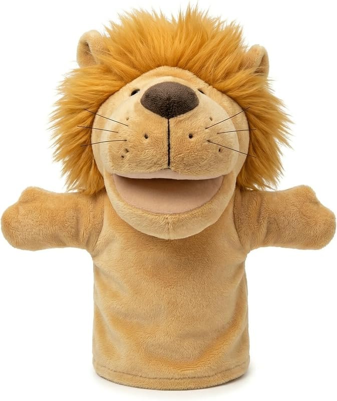 Marionnettes à Main Mobiles à Bouche Ouverte pour Enfants, Loup, Lion, etc., parfaites pour raconter des Histoires, l'enseignement, l'école