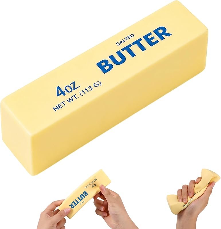 1 pièce Jouet à Presser aux Beurre, Bâtonnet de Beurre Jouet Anti Stress en Matériau PU pour Bureau École Soulagement de Anxiété et
