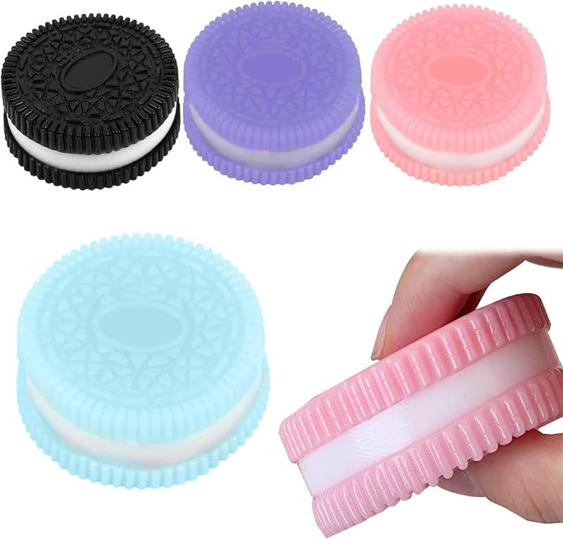 KYLOS Squishy, Lot De 4 Jouets Anti-Stress À Écraser En Forme De Taba - Soulage Le Stress - Ultra Doux - Décompression - Jouet Anti-Stress