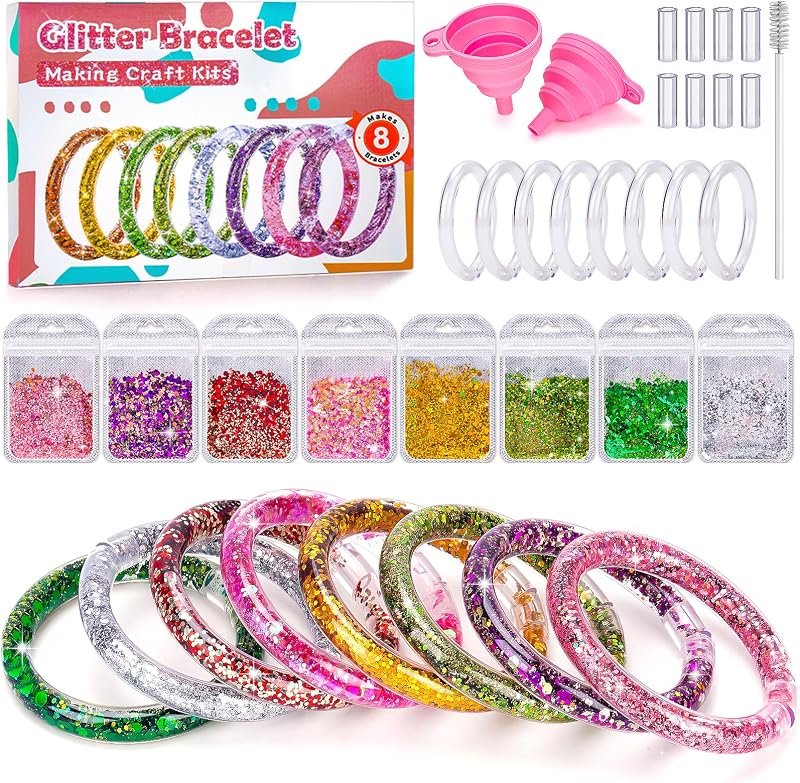 Cadeau Fille 5 6 7 8 9 ans: Activité Manuelle Enfant Kit Bracelet Fille