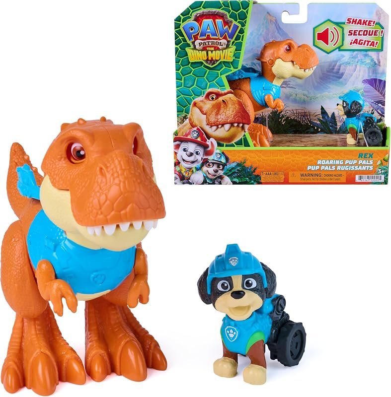 Paw Patrol - Pat Patrouille Le Film Mission Dino - Rex Et Dino avec Sons