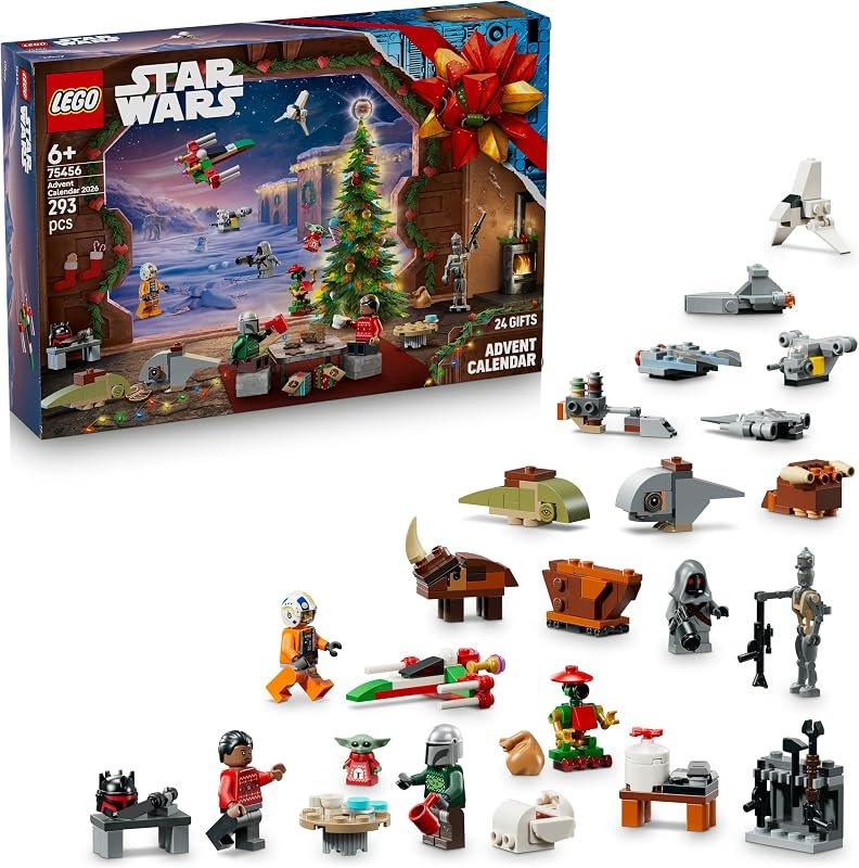 Calendrier de l'Avent LEGO Star Wars avec minifigurines et vaisseaux