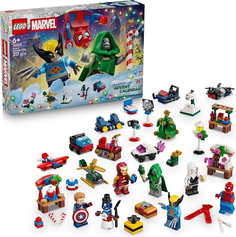 Calendrier de l'Avent LEGO Marvel avec figurines de super-héros